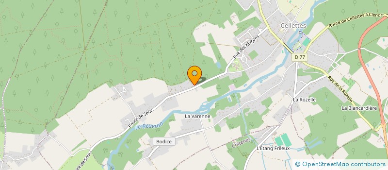 localisation de l'entreprise JYBMC  LE CONTROIS-EN-SOLOGNE