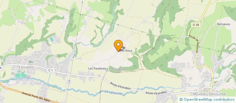 localisation de l'entreprise JYBN DIAG  ESTRABLIN