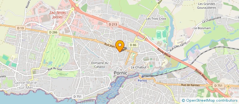 localisation de l'entreprise JYC  PORNIC