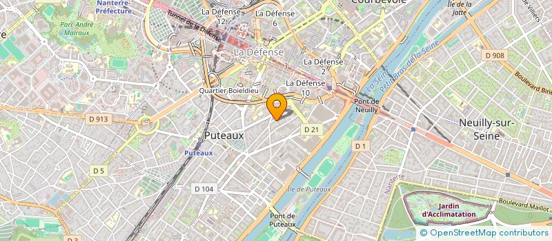 localisation de l'entreprise JYC DEVELOPPEMENT à PUTEAUX