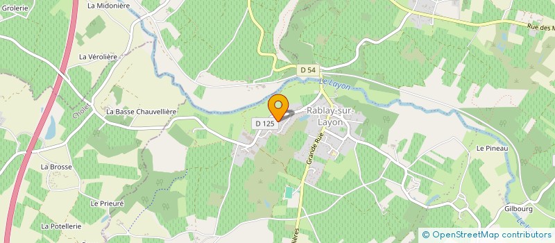 localisation de l'entreprise JYCA-BOX  BELLEVIGNE-EN-LAYON