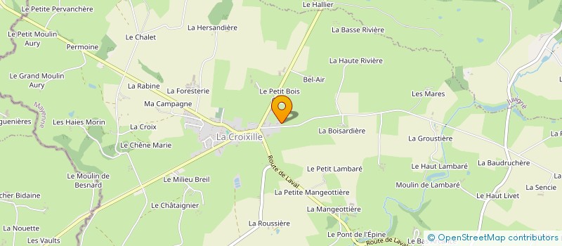 localisation de l'entreprise JYCC  LA CROIXILLE