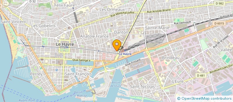 localisation de l'entreprise JYCE à LE HAVRE