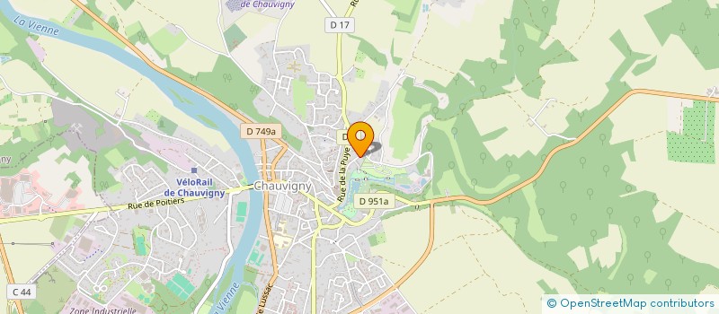 localisation de l'entreprise JYFM  CHAUVIGNY