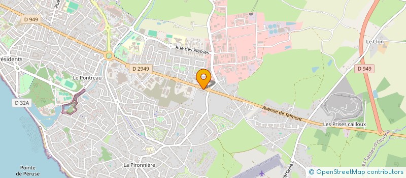 localisation de l'entreprise JYFRAN à LES SABLES-D'OLONNE