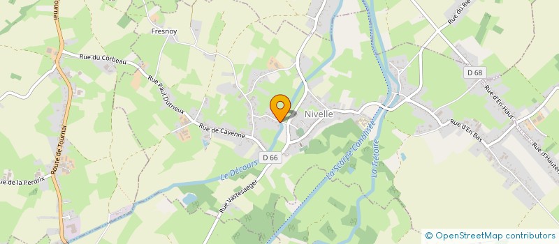 localisation de l'entreprise JYG DISTRIBUTION  NIVELLE