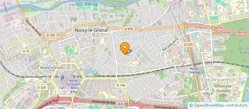 localisation de l'entreprise JYGALEX à NOISY LE GRAND