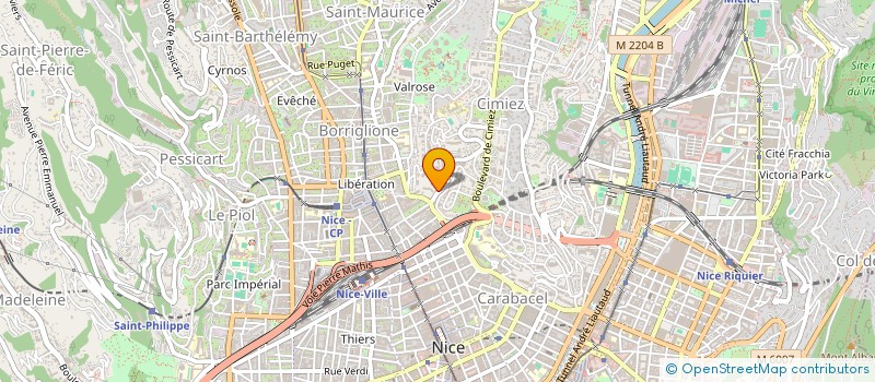 localisation de l'entreprise JYL à NICE