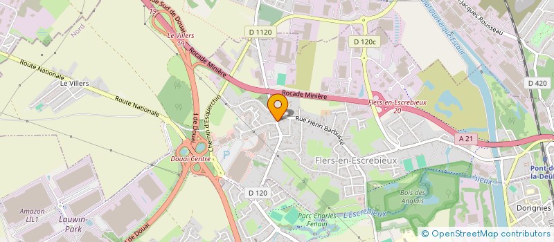 localisation de l'entreprise JYL IMMO  FLERS-EN-ESCREBIEUX