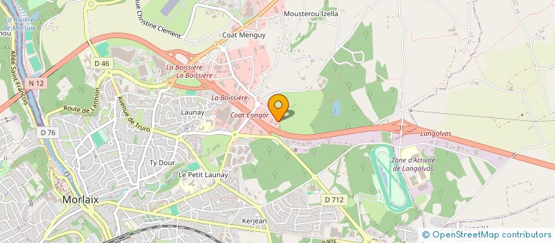 localisation de l'entreprise JYLB FINANCES à MORLAIX