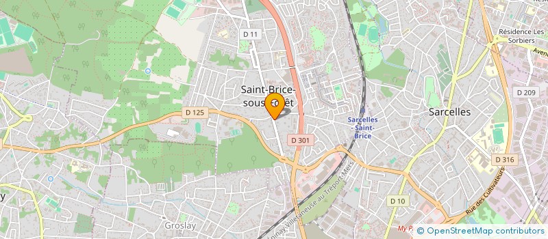 localisation de l'entreprise JYLCOD à SAINT-BRICE-SOUS-FORET