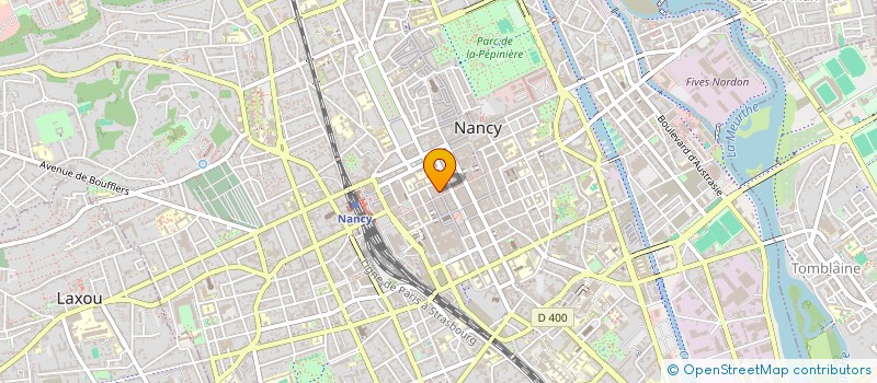 localisation de l'entreprise JYLD CREATION à NANCY