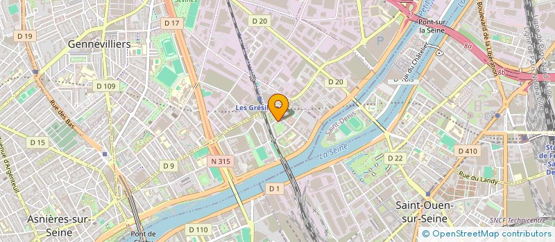 localisation de l'entreprise JYLE AUDIO à ASNIERES-SUR-SEINE