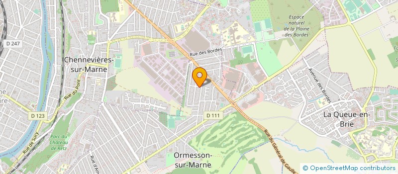 localisation de l'entreprise JYLL RENOV à ORMESSON-SUR-MARNE