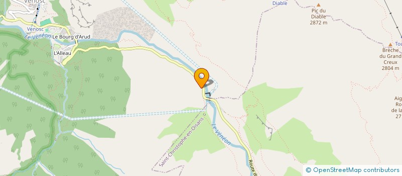 localisation de l'entreprise JYM  LES DEUX ALPES