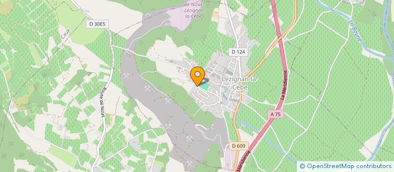 localisation de l'entreprise JYM  LEZIGNAN-LA-CEBE