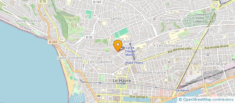 localisation de l'entreprise JYM  LE HAVRE