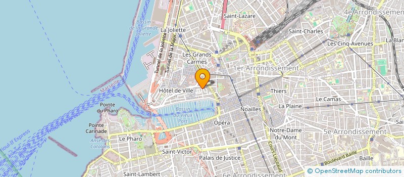 localisation de l'entreprise JYM INVEST à MARSEILLE