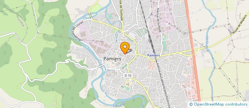 localisation de l'entreprise JYM OPTIC à PAMIERS