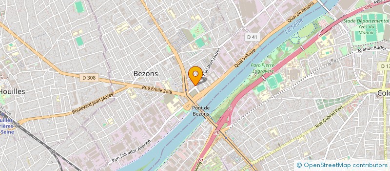 localisation de l'entreprise JYM SECURITE PRIVEE à BEZONS