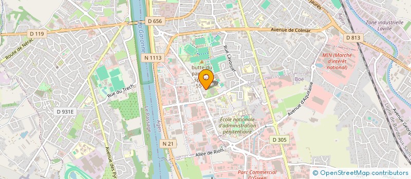 localisation de l'entreprise JYM SILHOUETTE à AGEN
