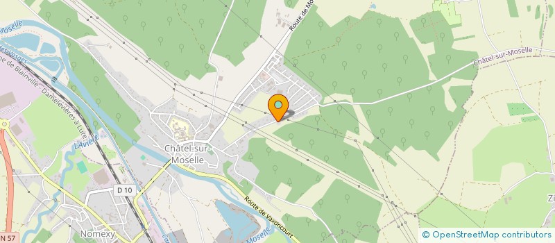 localisation de l'entreprise JYMAB  CHATEL-SUR-MOSELLE