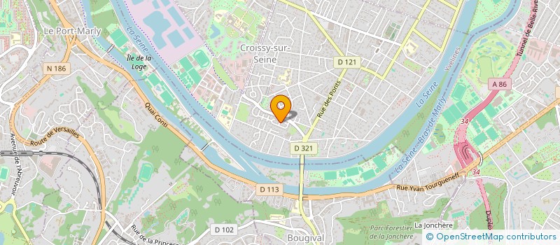 localisation de l'entreprise JYMO à CROISSY-SUR-SEINE