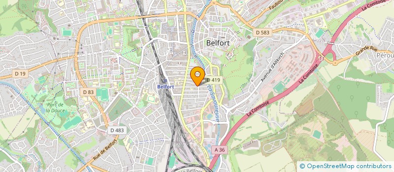 localisation de l'entreprise JYMVAL  BELFORT
