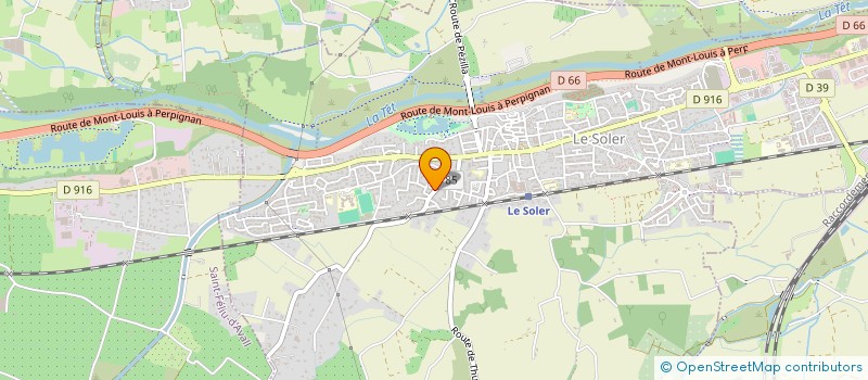 localisation de l'entreprise JYN.  LE SOLER