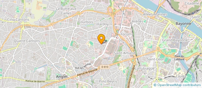 localisation de l'entreprise JYN  ANGLET