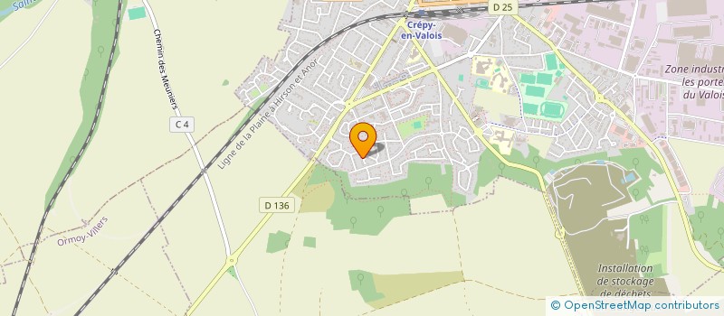 localisation de l'entreprise JYNB  CREPY-EN-VALOIS