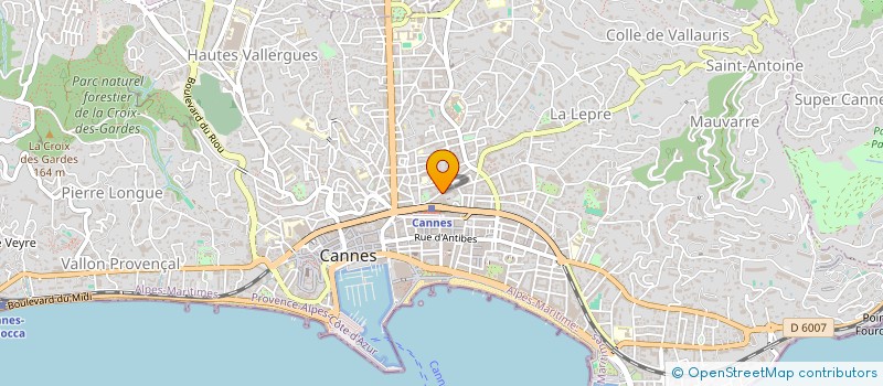 localisation de l'entreprise JYOTI à CANNES