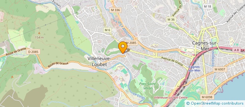 localisation de l'entreprise JYOTI  VILLENEUVE-LOUBET