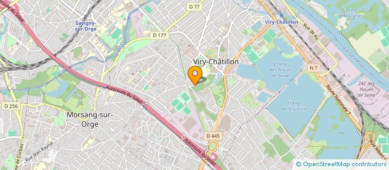 localisation de l'entreprise JYP à VIRY-CHATILLON