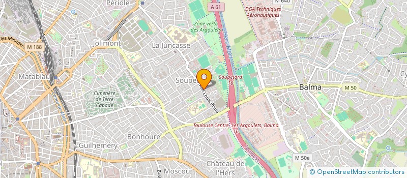 localisation de l'entreprise JYP à TOULOUSE
