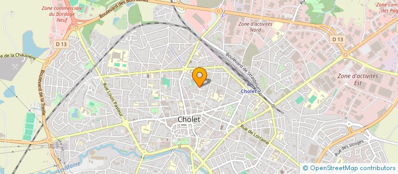 localisation de l'entreprise JYP CONSEIL à CHOLET