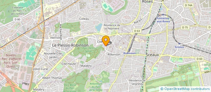 localisation de l'entreprise JYP HOLDING  LE PLESSIS-ROBINSON