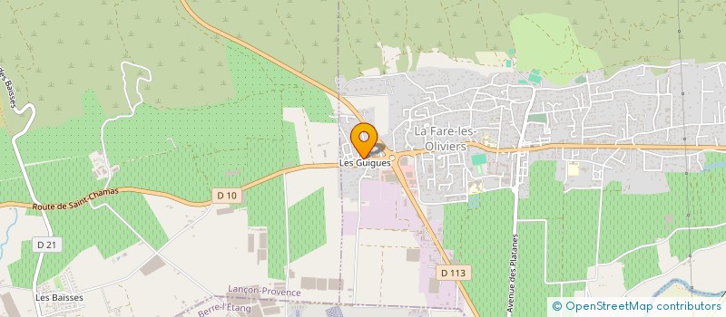 localisation de l'entreprise JYPC IMMO  LA FARE-LES-OLIVIERS