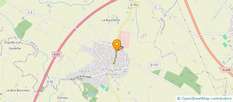 localisation de l'entreprise JYPE à CHOLET