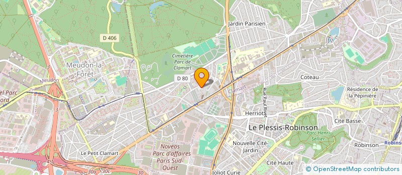 localisation de l'entreprise JYPE DECORATION à CLAMART