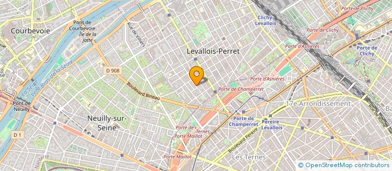 localisation de l'entreprise JYRAA à LEVALLOIS-PERRET