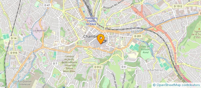 localisation de l'entreprise JYROMA à CHAMBERY