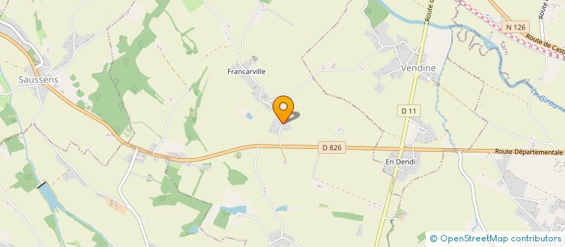 localisation de l'entreprise JYS 31  FRANCARVILLE