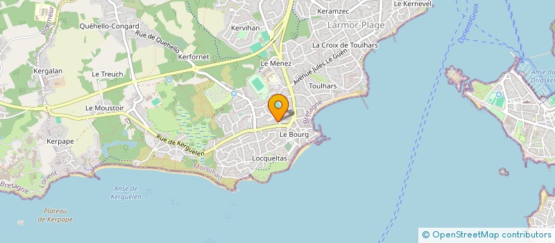 localisation de l'entreprise JYS  LARMOR-PLAGE