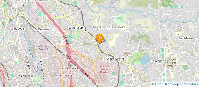 localisation de l'entreprise JYS AUTO  MARSEILLE