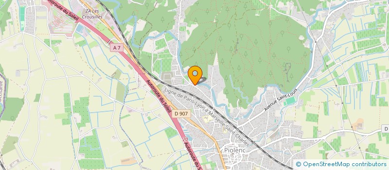 localisation de l'entreprise JYS CONCEPT  PIOLENC
