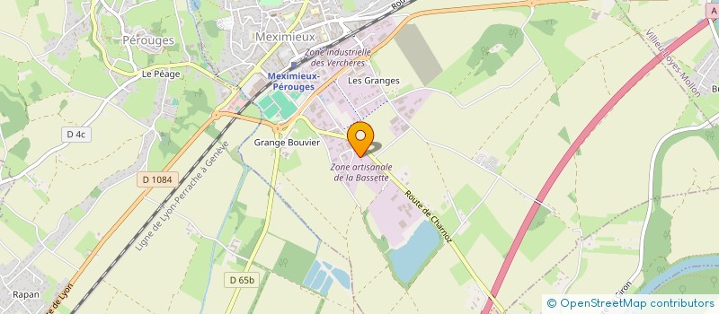 localisation de l'entreprise JYS IMMO à MEXIMIEUX