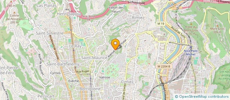 localisation de l'entreprise JYT HOLD à NICE