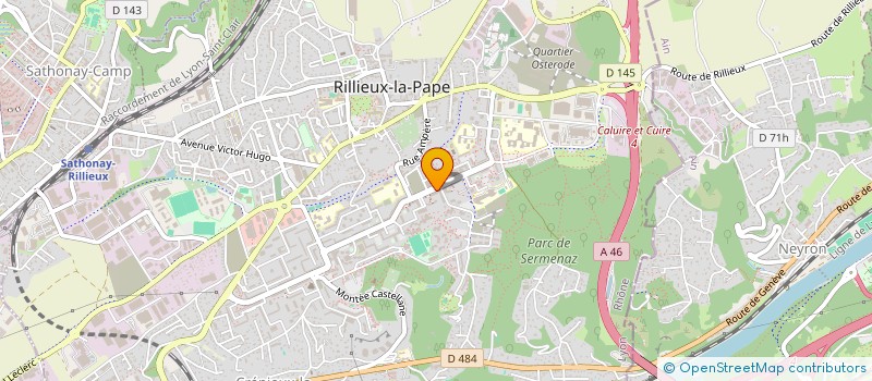 localisation de l'entreprise JYV SARL à RILLIEUX-LA-PAPE