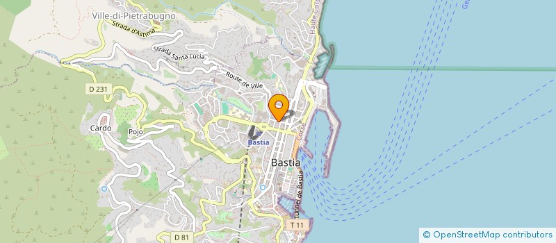 localisation de l'entreprise JYVAN à BASTIA